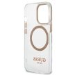 Guess GUHMP13XHTRMD iPhone 13 Pro Max 6.7 " hátlap, tok Metal Outline Magsafe, arany