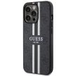 Guess GUHMP13XP4RPSK iPhone 13 Pro Max 6.7" hátlap, tok 4G Printed Stripes MagSafe, fekete