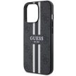 Guess GUHMP13XP4RPSK iPhone 13 Pro Max 6.7" hátlap, tok 4G Printed Stripes MagSafe, fekete
