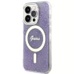 Guess GUHMP14LH4STU iPhone 14 Pro 6.1" hátlap, tok 4G MagSafe, lila