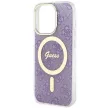 Guess GUHMP14LH4STU iPhone 14 Pro 6.1" hátlap, tok 4G MagSafe, lila