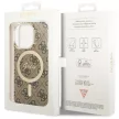 Guess GUHMP14LH4STW iPhone 14 Pro 6.1" hátlap, tok 4G MagSafe, barna