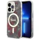 Guess GUHMP14LHCFWSA iPhone 14 Pro 6.1" hátlap, tok Flower MagSafe, zöld