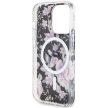 Guess GUHMP14LHCFWSK iPhone 14 Pro 6.1" hátlap, tok Flower MagSafe, fekete