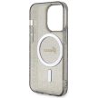 Guess GUHMP14LHCMCGK Glitter Gold MagSafe iPhone 14 Pro 6.1", hátlap, tok, fekete