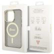 Guess GUHMP14LHCMCGK Glitter Gold MagSafe iPhone 14 Pro 6.1", hátlap, tok, fekete