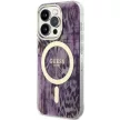 Guess GUHMP14LHLEOPWWP Leopard MagSafe iPhone 14 Pro 6.1" tok, rózsaszín