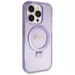 Guess GUHMP14LHRSGSU Ring Stand Script Glitter MagSafe iPhone 14 Pro 6.1", tok, lila