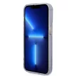Guess GUHMP14LHTCMU iPhone 14 Pro 6.1" hátlap, tok Gold Outline Translucent MagSafe, lila