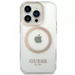 Guess GUHMP14LHTRMD Metal Outline Magsafe iPhone 14 Pro 6.1 " tok, arany