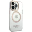 Guess GUHMP14LHTRMD Metal Outline Magsafe iPhone 14 Pro 6.1 " tok, arany