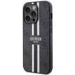 Guess GUHMP14LP4RPSK iPhone 14 Pro 6.1" hátlap, tok 4G Printed Stripes MagSafe, fekete