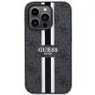Guess GUHMP14LP4RPSK iPhone 14 Pro 6.1" hátlap, tok 4G Printed Stripes MagSafe, fekete