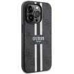 Guess GUHMP14LP4RPSK iPhone 14 Pro 6.1" hátlap, tok 4G Printed Stripes MagSafe, fekete