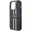 Guess GUHMP14LP4RPSK iPhone 14 Pro 6.1" hátlap, tok 4G Printed Stripes MagSafe, fekete