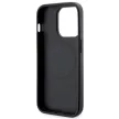 Guess GUHMP14LP4RPSK iPhone 14 Pro 6.1" hátlap, tok 4G Printed Stripes MagSafe, fekete