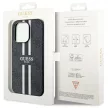 Guess GUHMP14LP4RPSK iPhone 14 Pro 6.1" hátlap, tok 4G Printed Stripes MagSafe, fekete