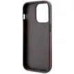 Guess GUHMP14LP4RPSW iPhone 14 Pro 6.1" hátlap, tok 4G Printed Stripes MagSafe, barna