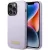 Guess GUHMP14LSBPLU iPhone 14 Pro 6.1" hátlap, tok Silicone Logo Plate MagSafe, lila