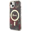 Guess GUHMP14MHCFWWSA Flower MagSafe iPhone 14 Plus/15 Plus 6.7" tok, szürke