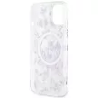 Guess GUHMP14MHCFWST iPhone 14 Plus 6.7" hátlap, tok Flower MagSafe, átlátszó