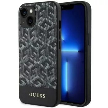   Guess GUHMP14MHGCFSEK iPhone 14 Plus 6.7" hátlap, tok GCube Stripes MagSafe, fekete