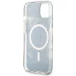 Guess GUHMP14MHTMRSK iPhone 14 Plus/15 Plus 6.7" hátlap, tok Golden Marble MagSafe, fekete