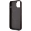 Guess GUHMP14MP4RPSW iPhone 14 Plus 6.7" hátlap, tok 4G Printed Stripes MagSafe, barna