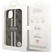 Guess GUHMP14MP4RPSW iPhone 14 Plus 6.7" hátlap, tok 4G Printed Stripes MagSafe, barna