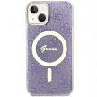 Guess 4G MagSafe hátlap, tok iPhone 14, lila