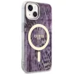 Guess GUHMP14SHLEOPWWP Leopard MagSafe iPhone 14 6.1" różowy /, hátlap, tok, rózsaszín
