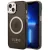 Guess GUHMP14SHTCMK Translucent Magsafe iPhone 14 6.1", hátlap, tok, fekete, arany