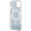 Guess GUHMP14SHTMRSK iPhone 14 6.1" hátlap, tok Golden Marble MagSafe, fekete