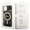 Guess GUHMP14SHTMRSK iPhone 14 6.1" hátlap, tok Golden Marble MagSafe, fekete