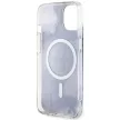 Guess GUHMP14SHTMRSU iPhone 14 6.1" hátlap, tok Golden Marble MagSafe, lila