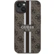 Guess GUHMP14SP4RPSW iPhone 14 6.1" hátlap, tok 4G Printed Stripes MagSafe, barna