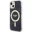 Guess GUHMP14SPCUMAK iPhone 14 6.1" hátlap, tok Marble MagSafe, fekete