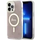 Guess GUHMP14XH4STP iPhone 14 Pro Max 6.7", hátlap, tok, rózsaszín 4G MagSafe