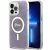 Guess GUHMP14XH4STU iPhone 14 Pro Max 6.7" hátlap, tok 4G MagSafe, lila