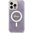 Guess GUHMP14XH4STU iPhone 14 Pro Max 6.7" hátlap, tok 4G MagSafe, lila