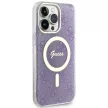 Guess GUHMP14XH4STU iPhone 14 Pro Max 6.7" hátlap, tok 4G MagSafe, lila