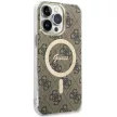 Guess GUHMP14XH4STW iPhone 14 Pro Max 6.7" hátlap, tok 4G MagSafe, barna