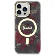 Guess GUHMP14XHCFWSA iPhone 14 Pro Max 6.7" hátlap, tok Flower MagSafe, zöld