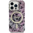 Guess GUHMP14XHCFWSP iPhone 14 Pro Max 6.7" hátlap, tok Flower MagSafe, rózsaszín