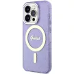 Guess GUHMP14XHCMCGU iPhone 14 Pro Max 6.7" hátlap, tok Glitter Gold MagSafe, lila