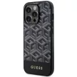 Guess GUHMP14XHGCFSEK iPhone 14 Pro Max 6.7" hátlap, tok GCube Stripes MagSafe, fekete