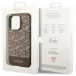 Guess GUHMP14XHGCFSEW iPhone 14 Pro Max 6.7" hátlap, tok GCube Stripes MagSafe, barna