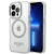 Guess GUHMP14XHTRMS iPhone 14 Pro Max 6.7", hátlap, tok, ezüst Metal kontúr Magsafe