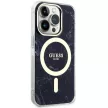 Guess GUHMP14XPCUMAK iPhone 14 Pro Max 6.7" hátlap, tok Marble MagSafe, fekete
