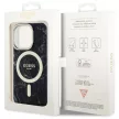 Guess GUHMP14XPCUMAK iPhone 14 Pro Max 6.7" hátlap, tok Marble MagSafe, fekete